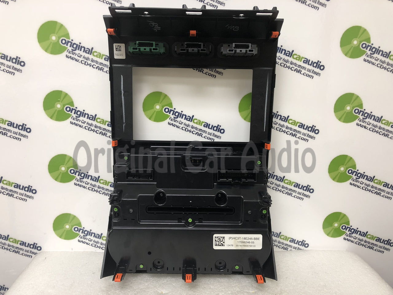 2017 - 2018 Ford F250 F350 Super Duty 8" Radio Dual Zone Climate Control Panel BEZEL ONLY