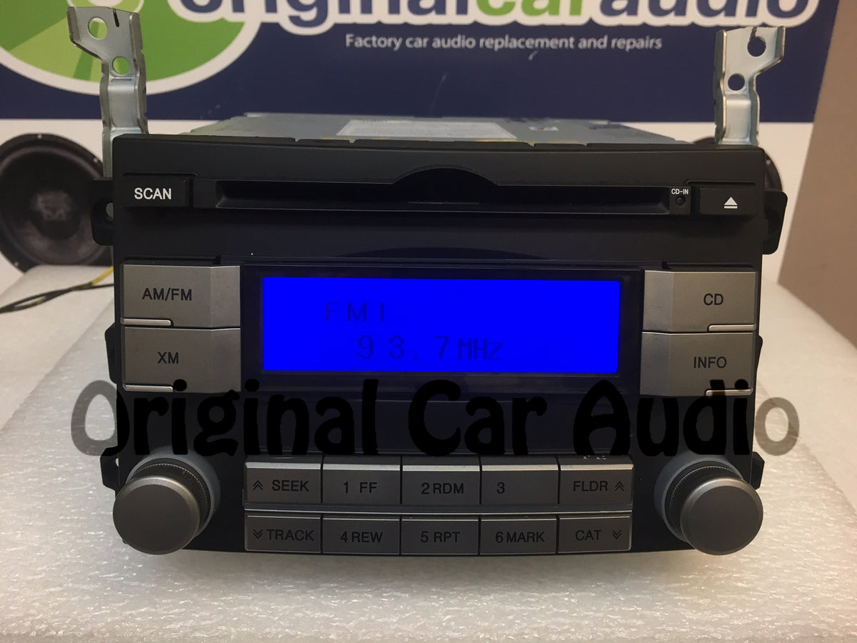 2006 - 2012 Hyundai Veracruz Single CD AM FM XM Satellite Radio OEM