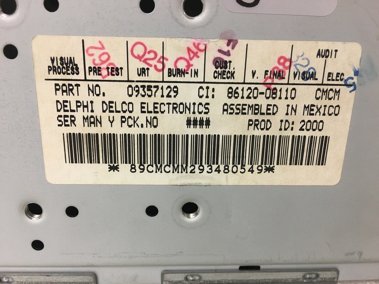 1999-2004 Toyota OEM Radio Tape CD Player AD6803