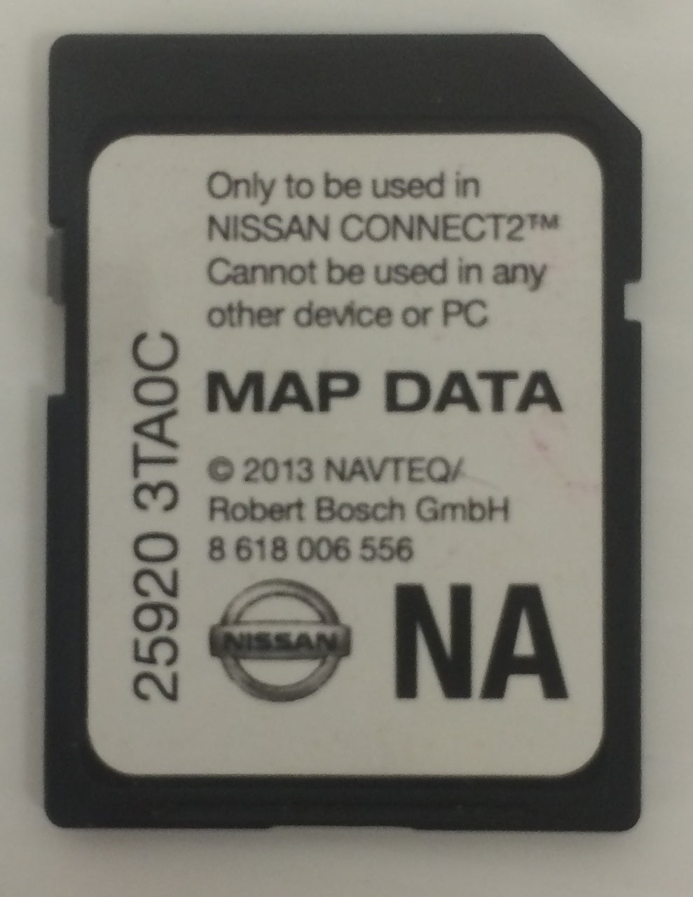 Nissan SD Map CARD OEM NAVTEQ 25920 3TA0C