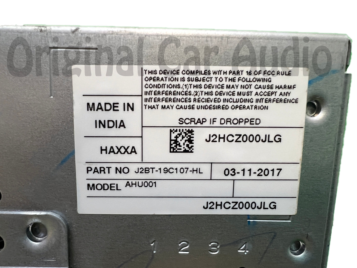 2018 -2023 Ford Ecosport OEM Premium Sound Multi Media AM FM SAT HD Radio Receivere Block - DIGITAL