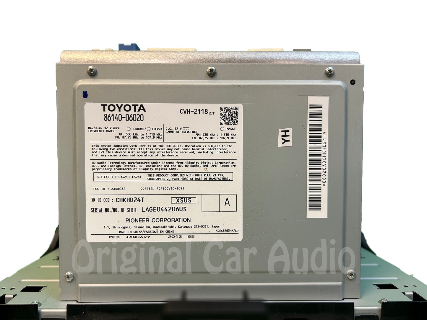 Refurbished 2013 Toyota Camry Touch Screen Radio CD Disc Player P10470