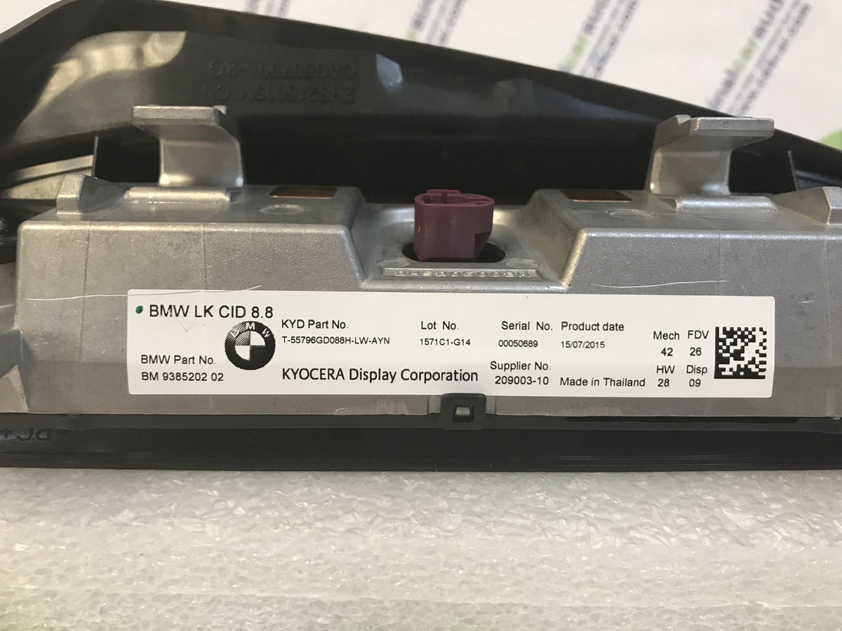 Reman 2017-2021 BMW F20 F21 F22 F23 OEM NAVIGATION DISPLAY NBT EVO 8.8" SCREEN