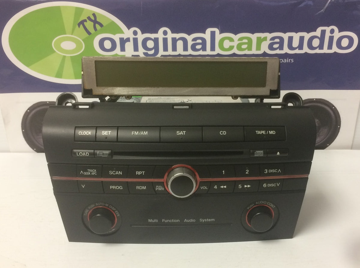 2004 Mazda 3 OEM 6 CD Player Radio Receiver BN8S 66 9RXA
