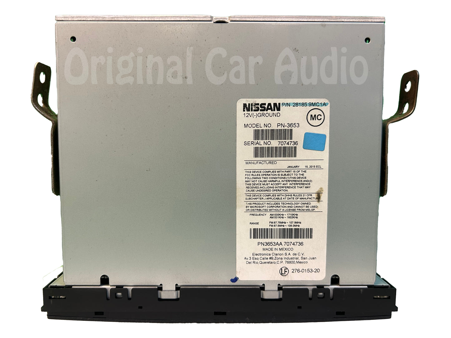 Refurbished 2014 - 2017 Nissan Sentra Versa OEM Single CD AM FM USB Radio Receiver