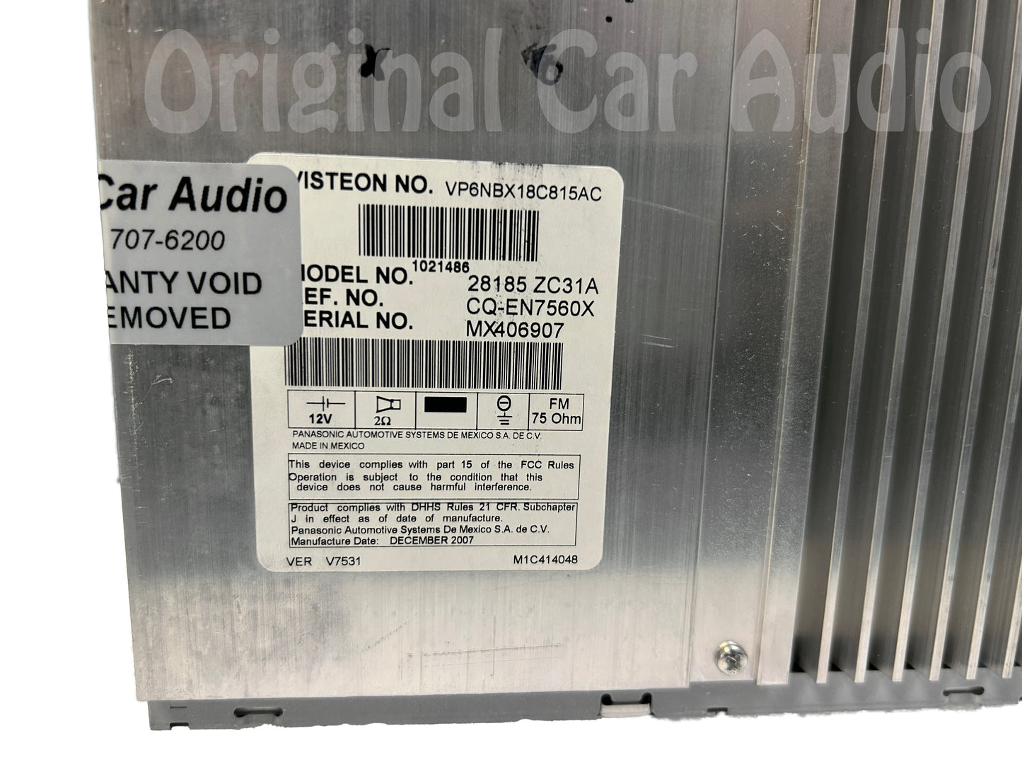 06 2006 NISSAN Armada OEM Satellite Radio 6 Disc Changer MP3 CD Player