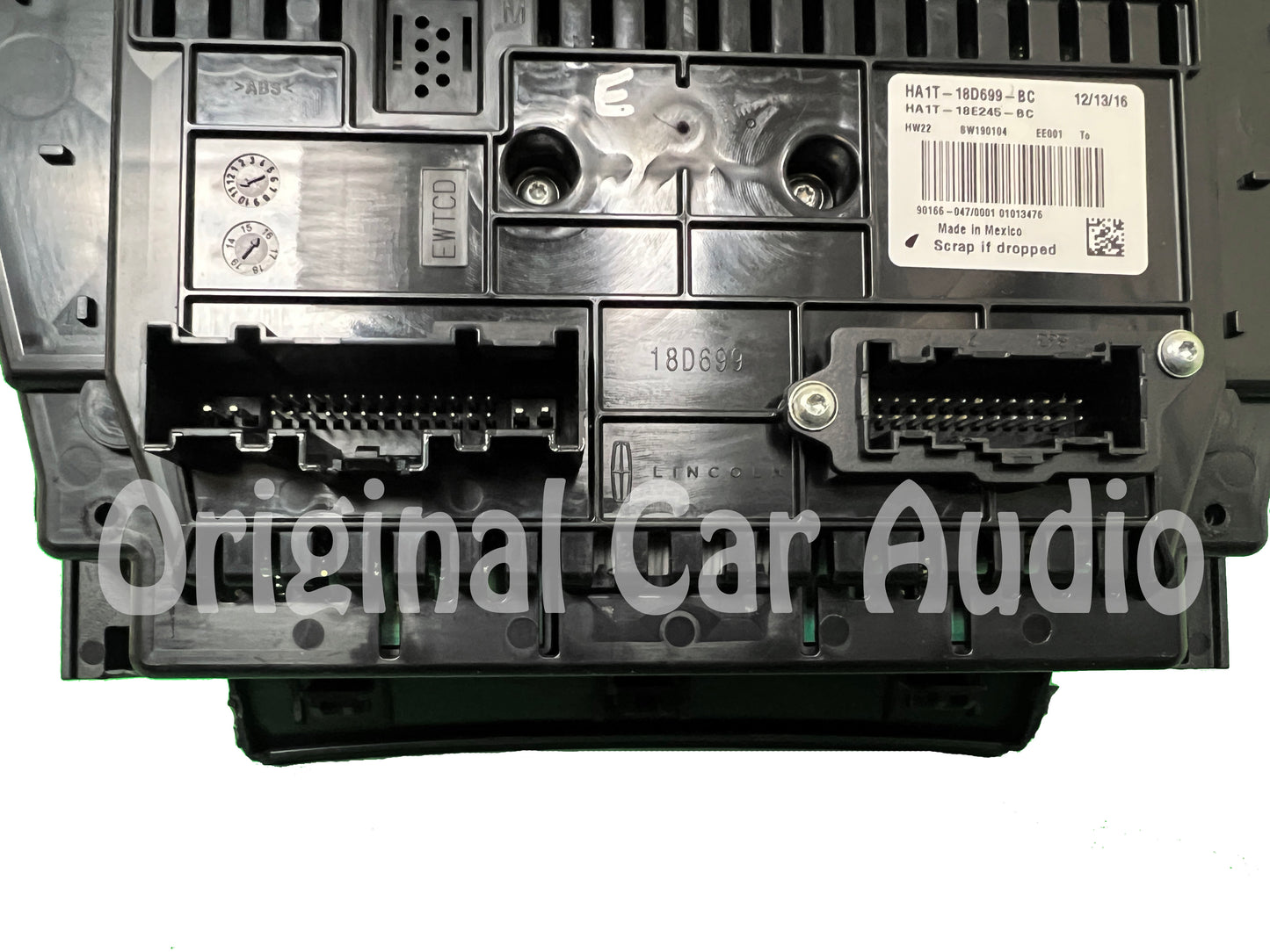2016 - 2018 Lincoln MKX Radio Climate Control Panel Assembly With Heated Seats