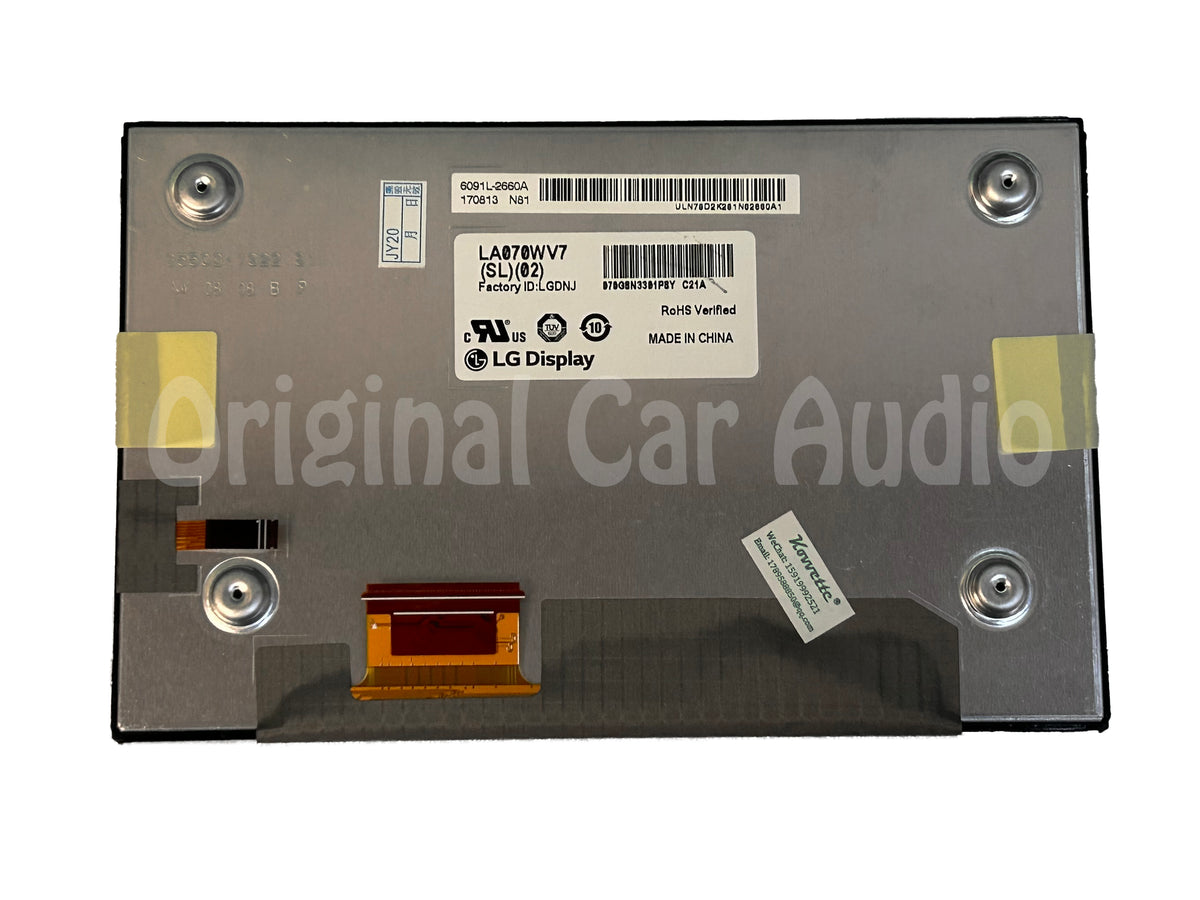 LA070WV7-SL02 LA070WV7(SL)(02) LA070WV7-SL02 New Original 7" inch LCD Screen Display for Car GPS Navigation