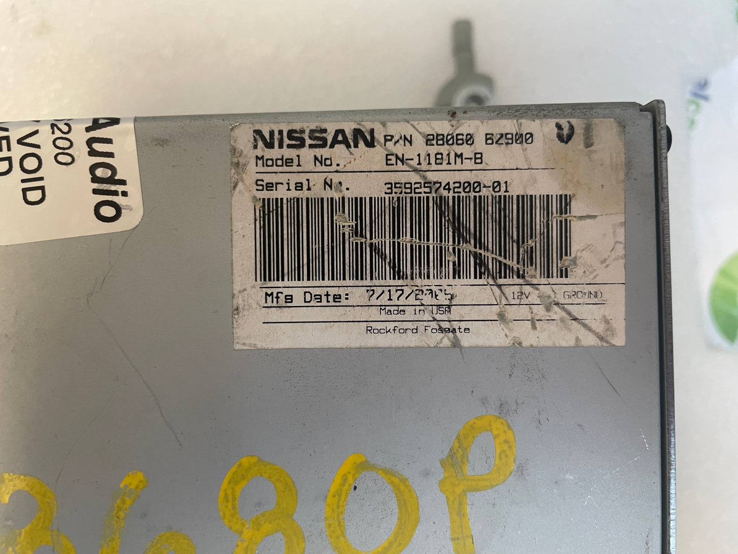 2004-2006 Nissan Sentra Radio Amp Amplifier OEM