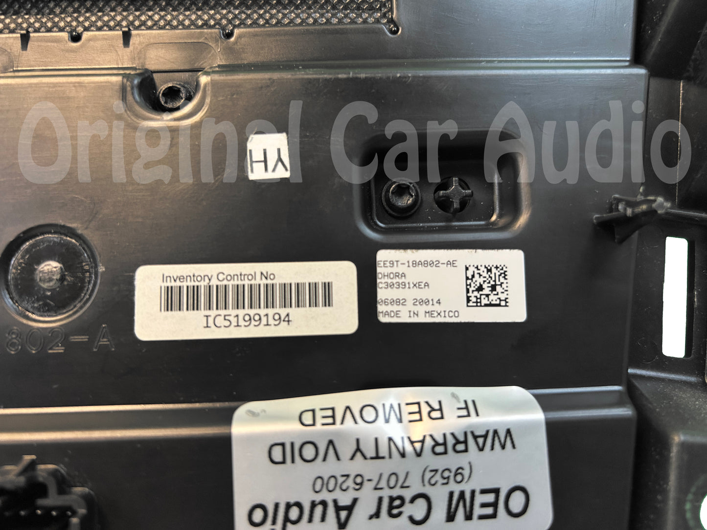 Reman 2013 - 2019 Lincoln MKT OEM Radio Dual Climate Control Panel