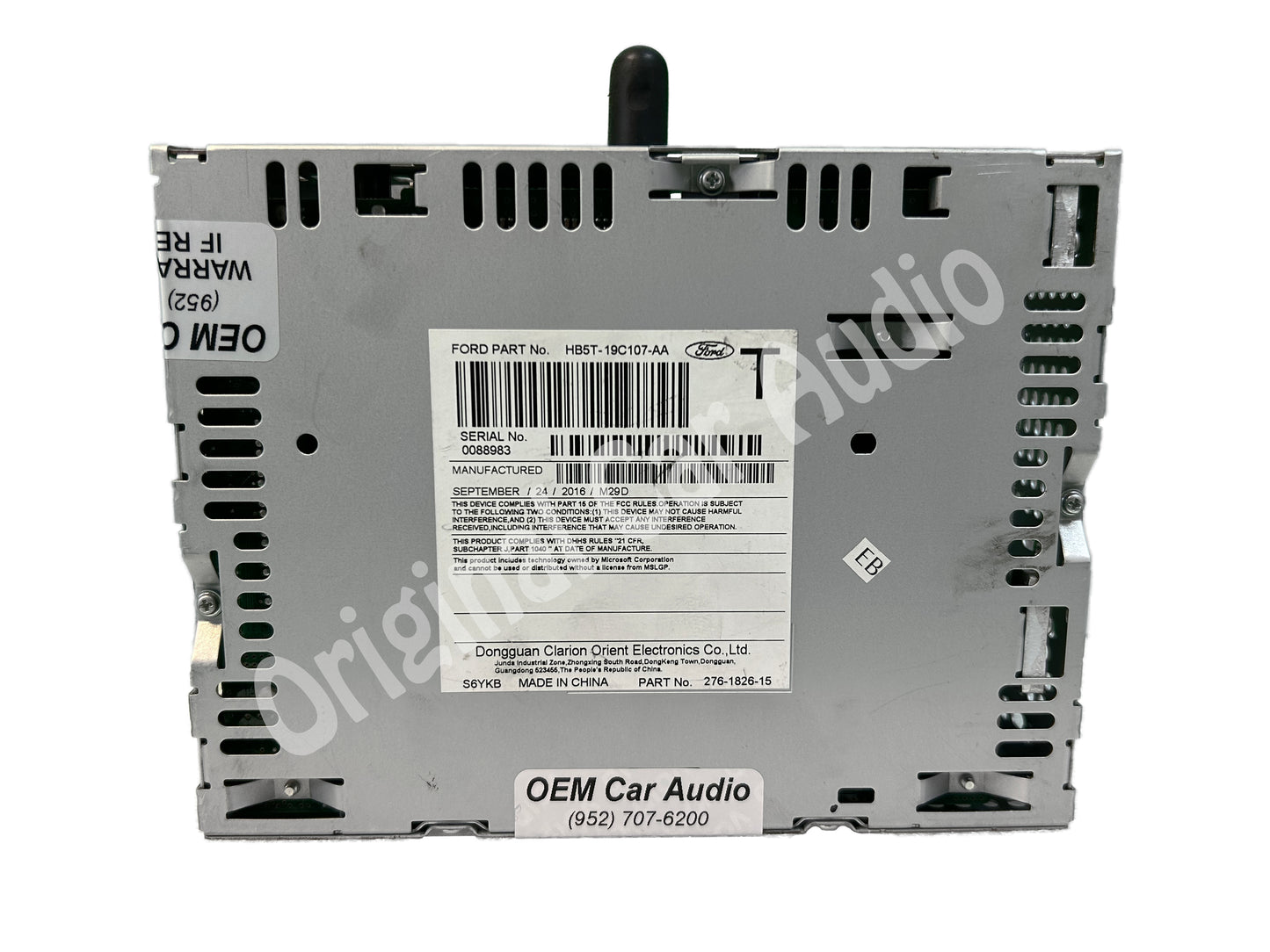 2017-2019 FORD EXPLORER OEM Radio Stereo Tuner Receiver AM FM CD Player