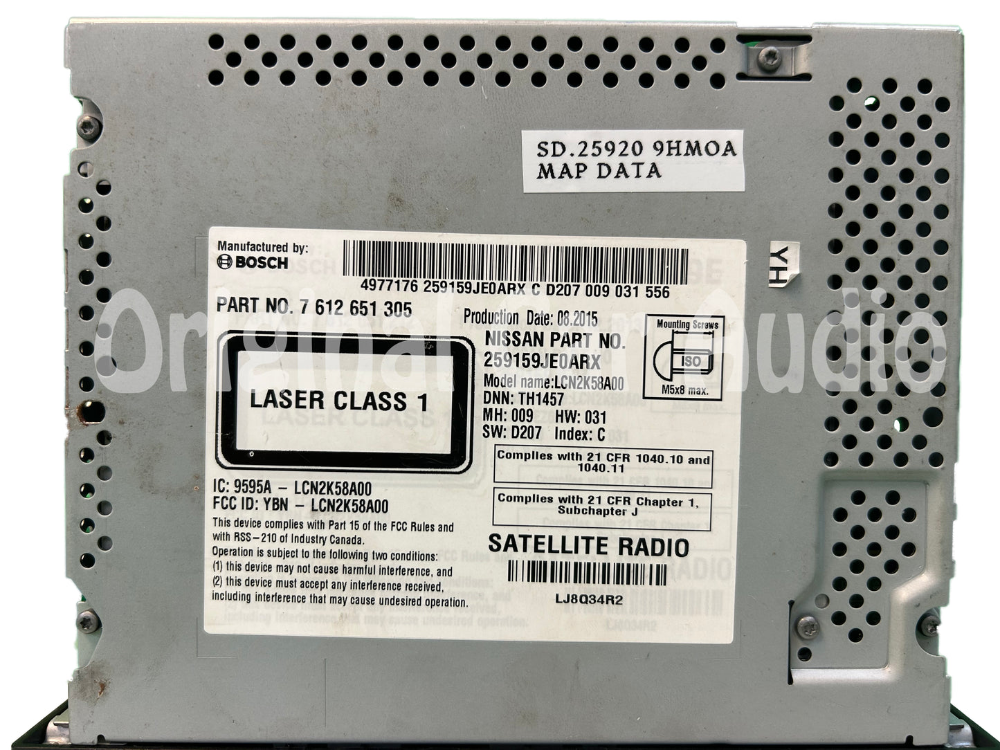 Refurbished 2014 - 2015 Nissan Juke OEM Navigation SirusXM Radio CD Player Receiver