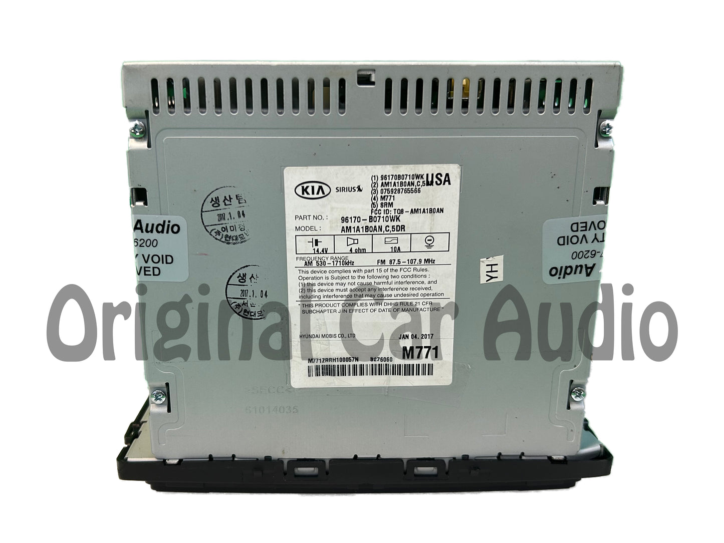 Refurbished 2017 - 2018 Kia Forte5 OEM AM FM SAT Radio CD Player Receiver