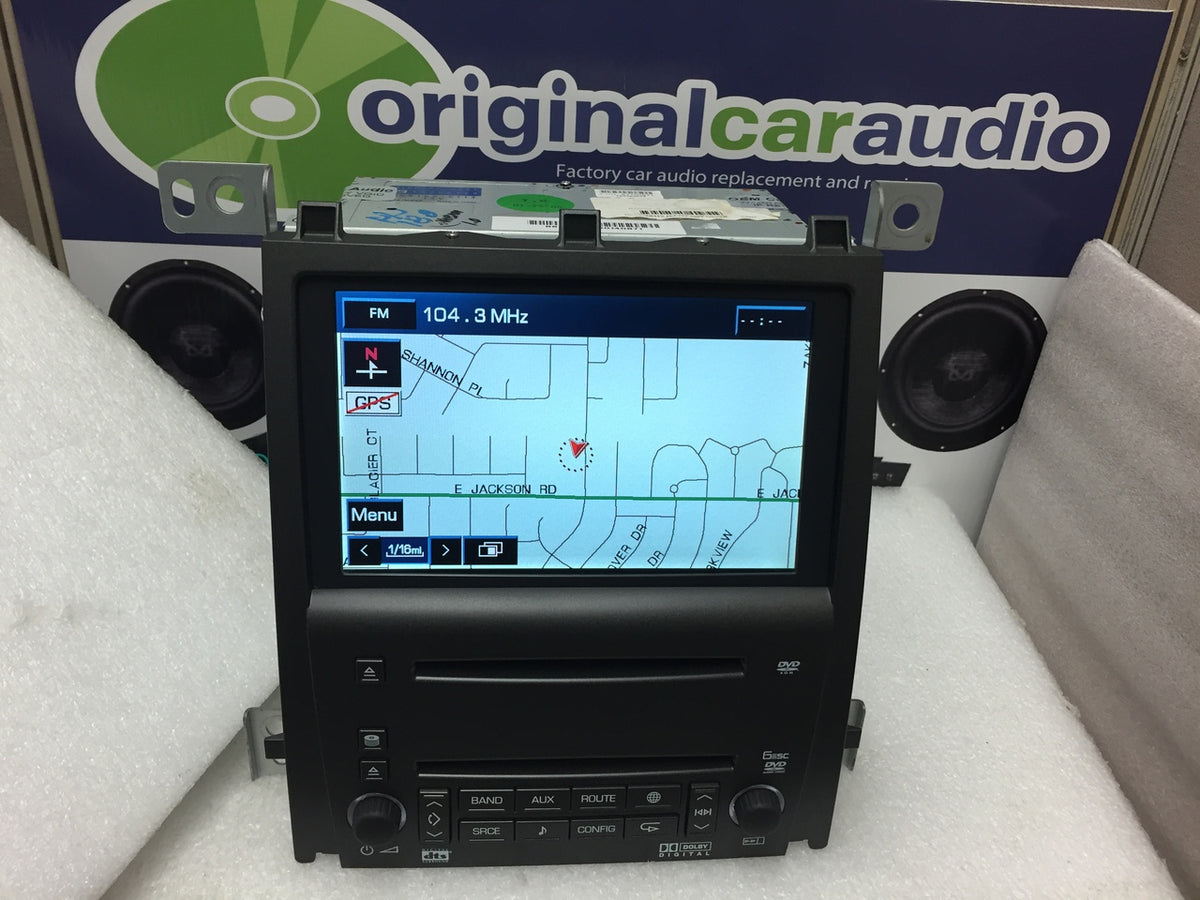 Cadillac STS DVD Navigation 6 Disc CD Player AM FM XM