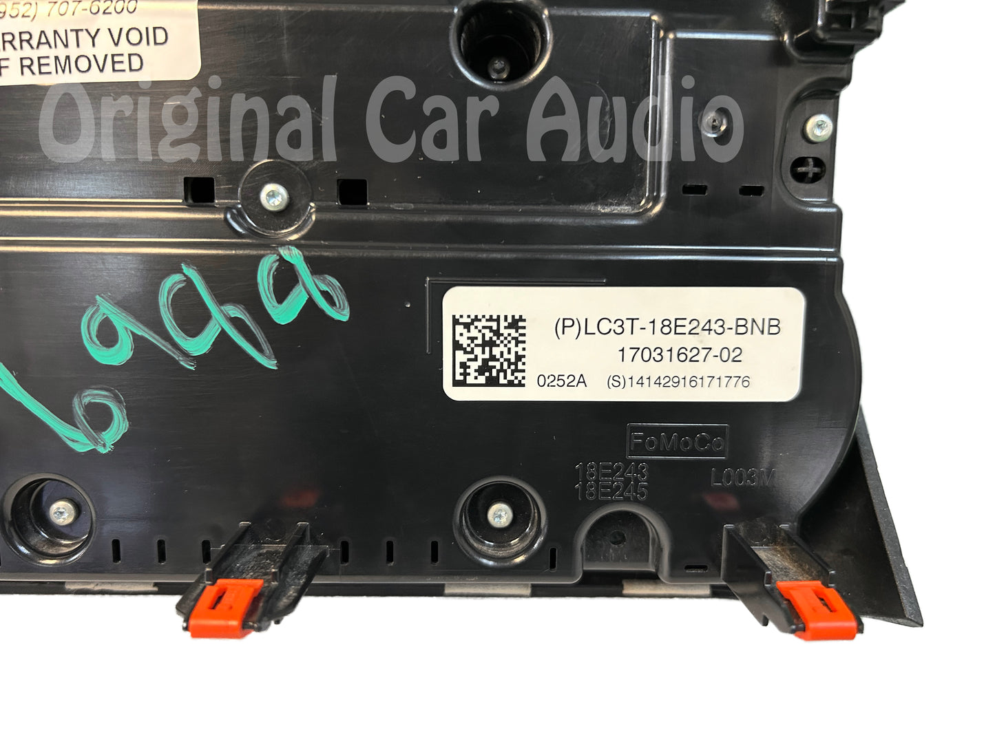 2019 - 2022 Ford F250 F350 F450 SuperDuty OEM 8" Touch Screen Radio Control Climate Control Panel w/Camera Option Bezel ONLY