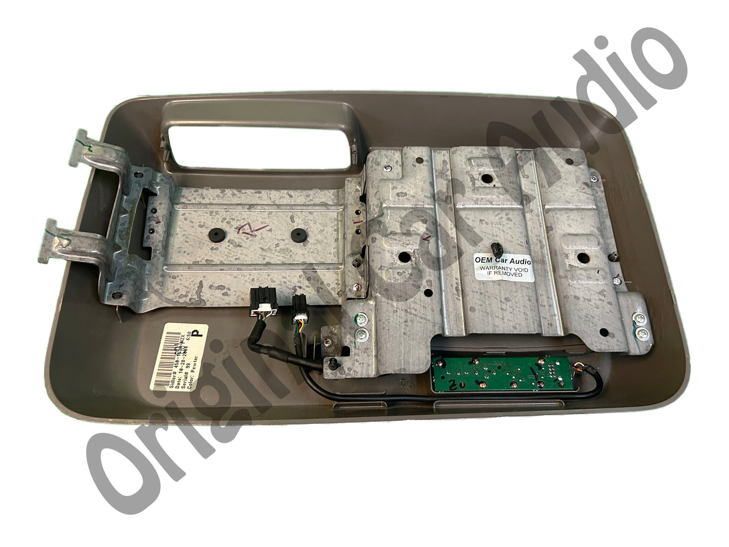 2003 GMC OEM Overhead Pewter LCD Display Screen Monitor Without DVD Player