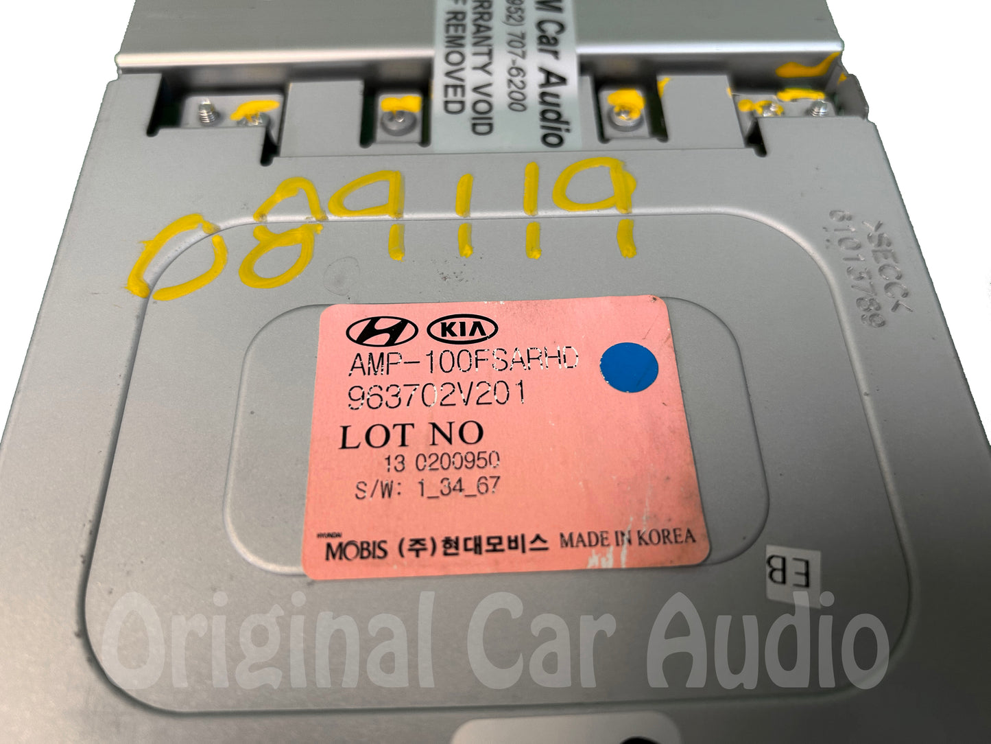 2010 - 2014 Kia Sportage Hyundai Veloster OEM Audio Amp Radio Stereo External Amplifier