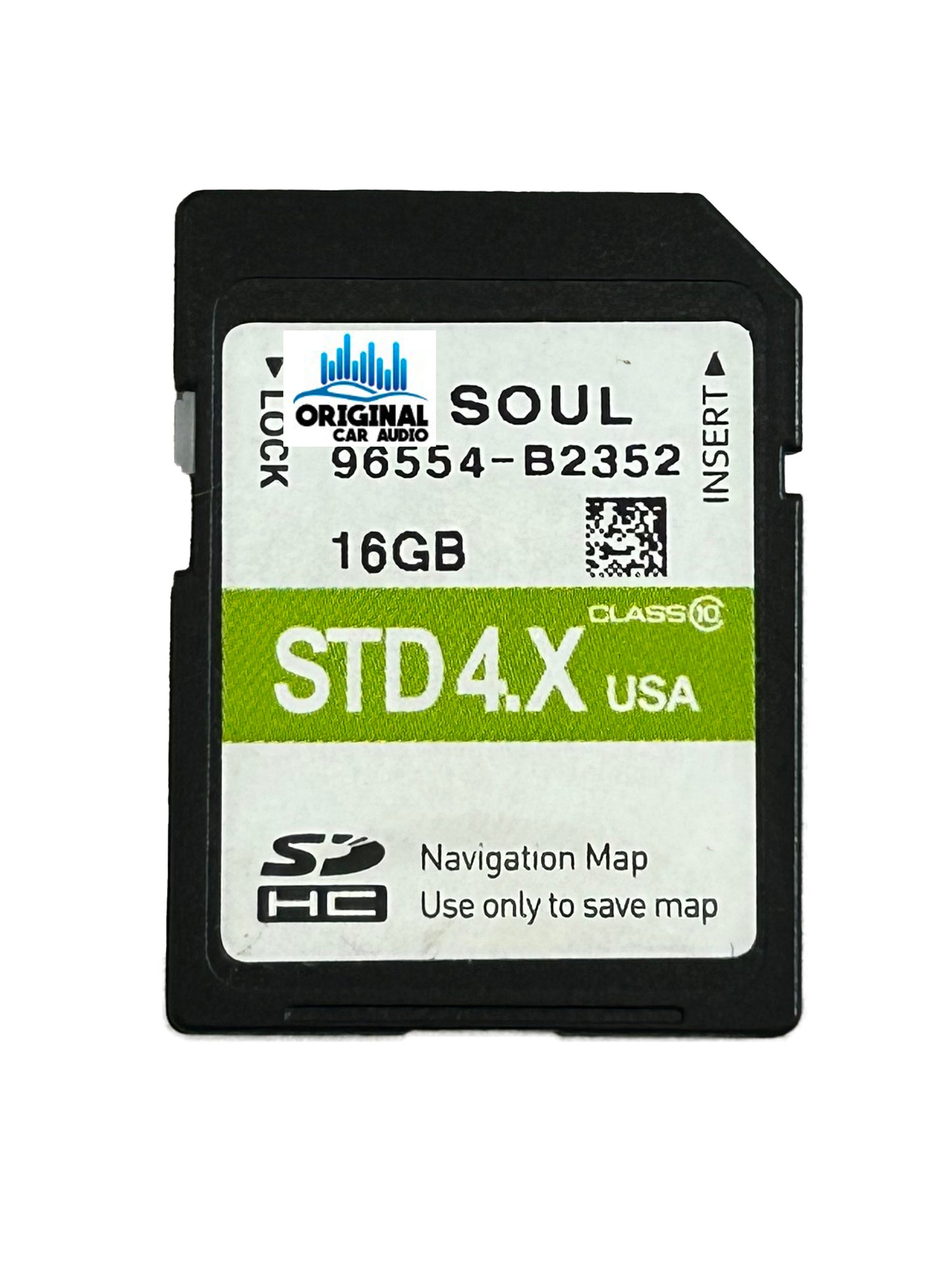 2015 Soul OEM GPS Navigation Memory Factory STD 4.X SD Card U.S Map 96554-B2352