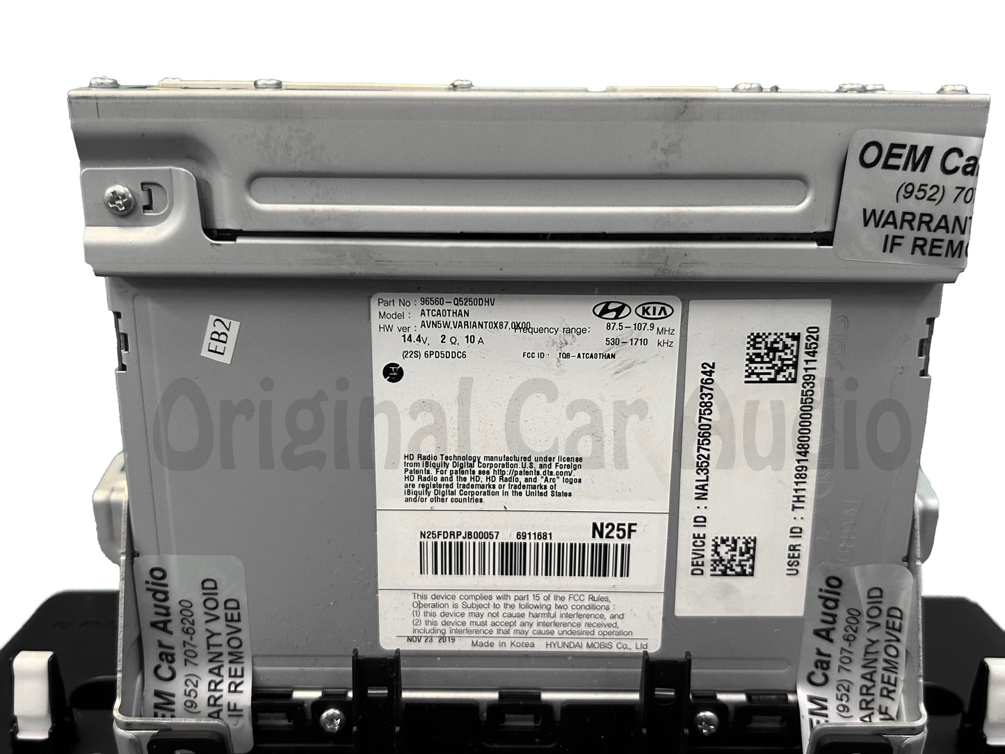 2021 - 2023 Kia Seltos OEM HD Radio Receiver Bluetooth Navigation XM BOSE 10.25" Display Screen Monitor