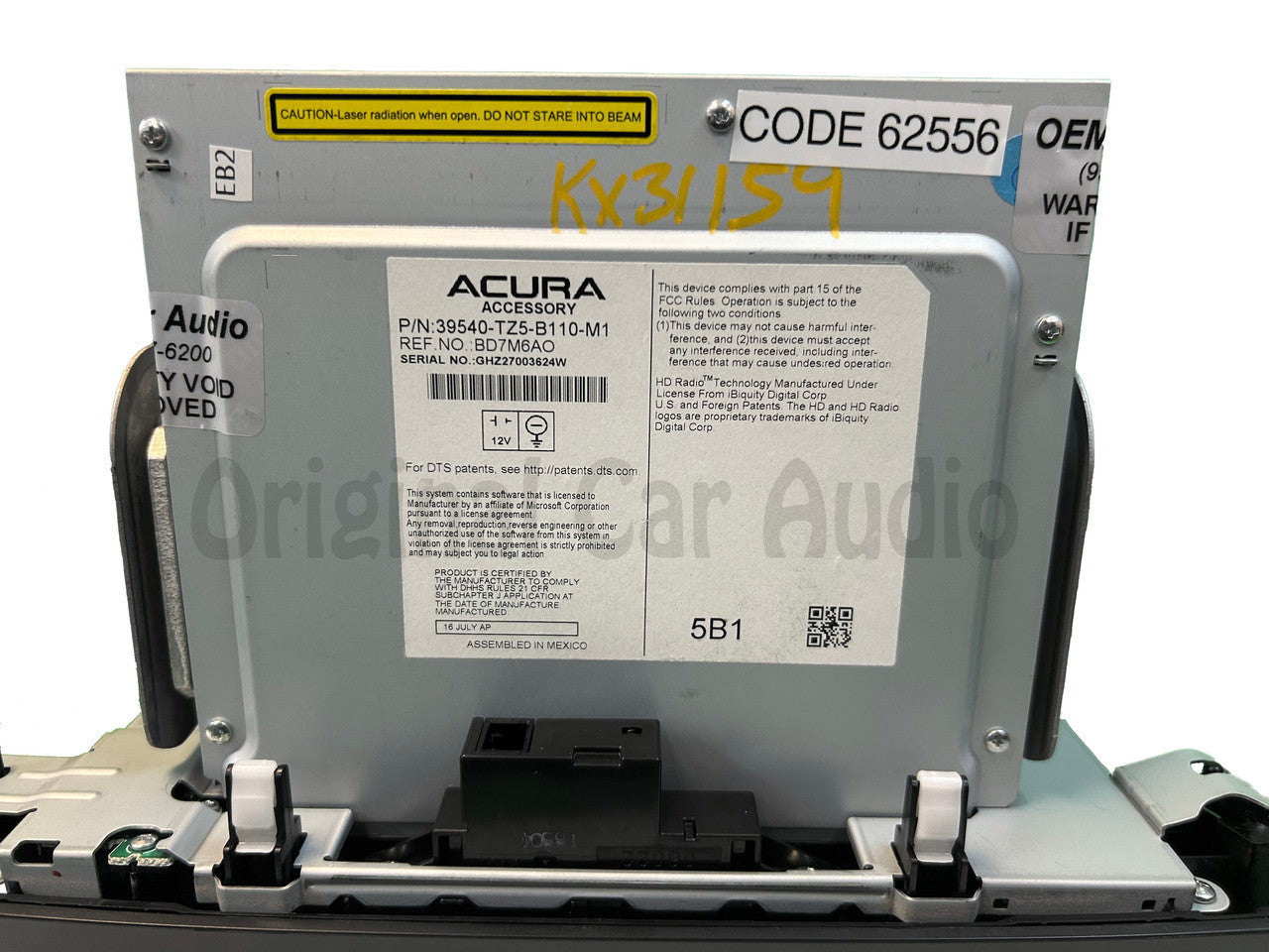 Refurbished 2017 Acura MDX OEM Information Display Screen Radio Receiver