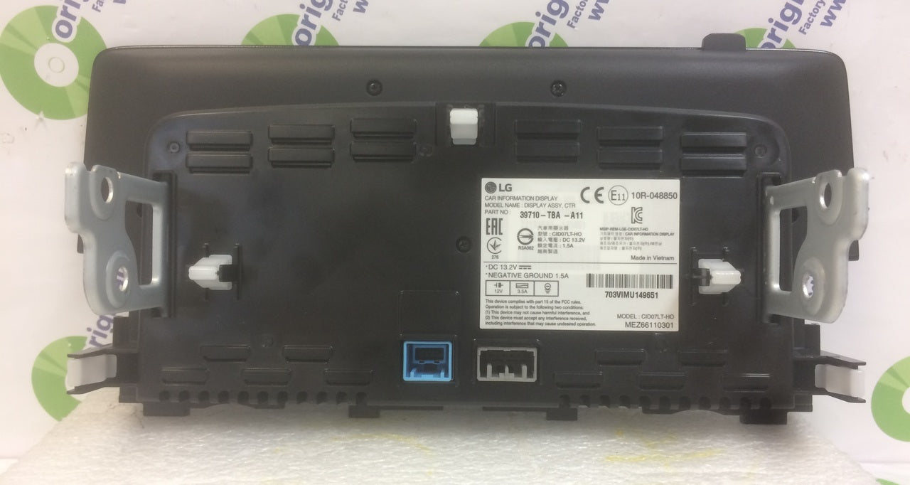 Reman 2016 - 2018 Honda Civic OEM Navigation Display Touch Screen Only 7-inch