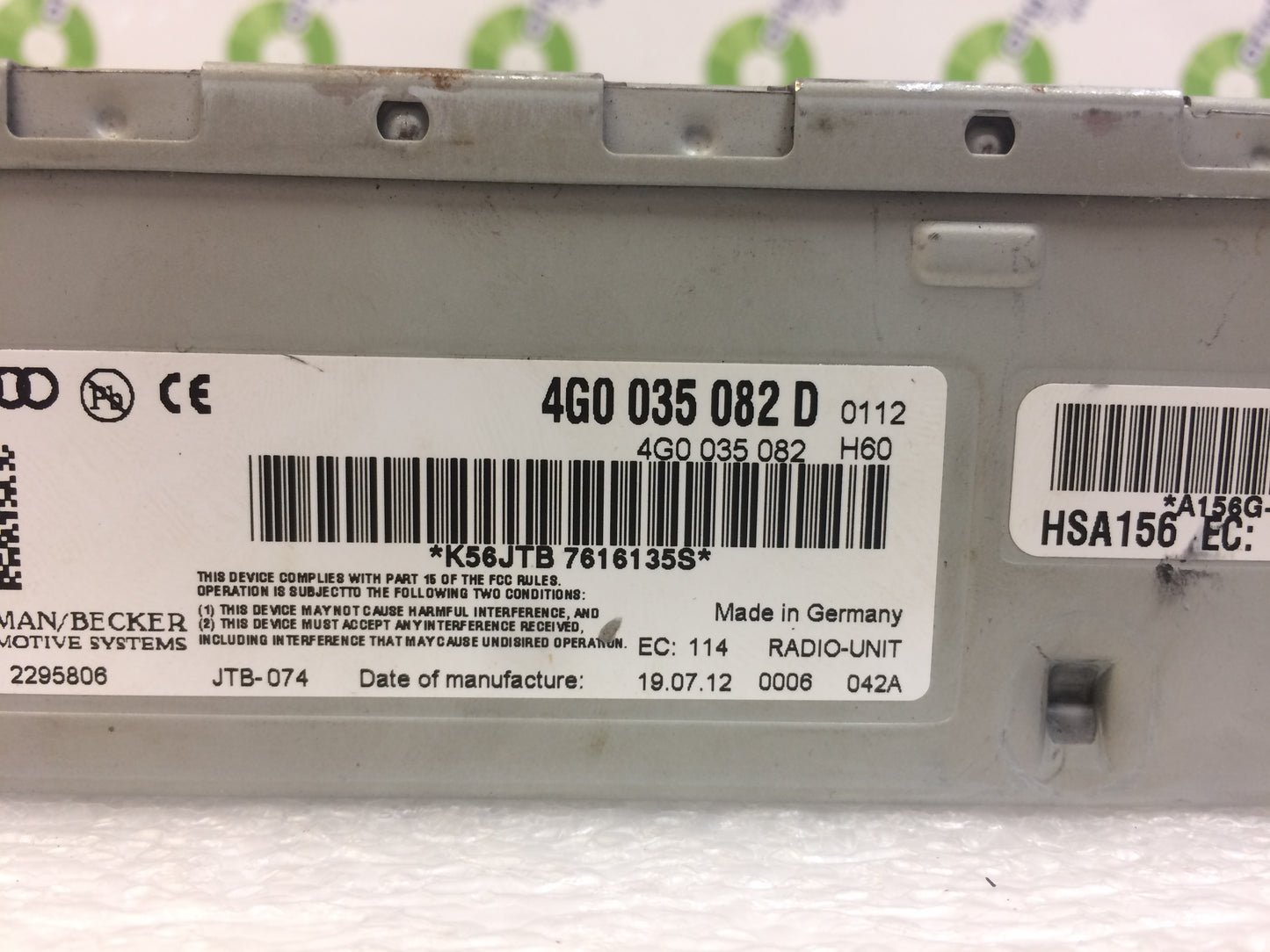 2012 - 2017 Audi A5 S5 OEM Navigation Factory AM FM Radio Receiver