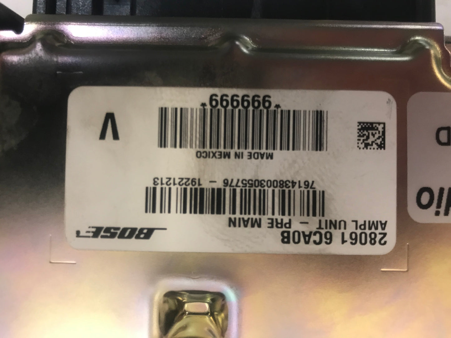 2019 Nissan Altima OEM Bose Amp Radio Stereo Premium Amplifier