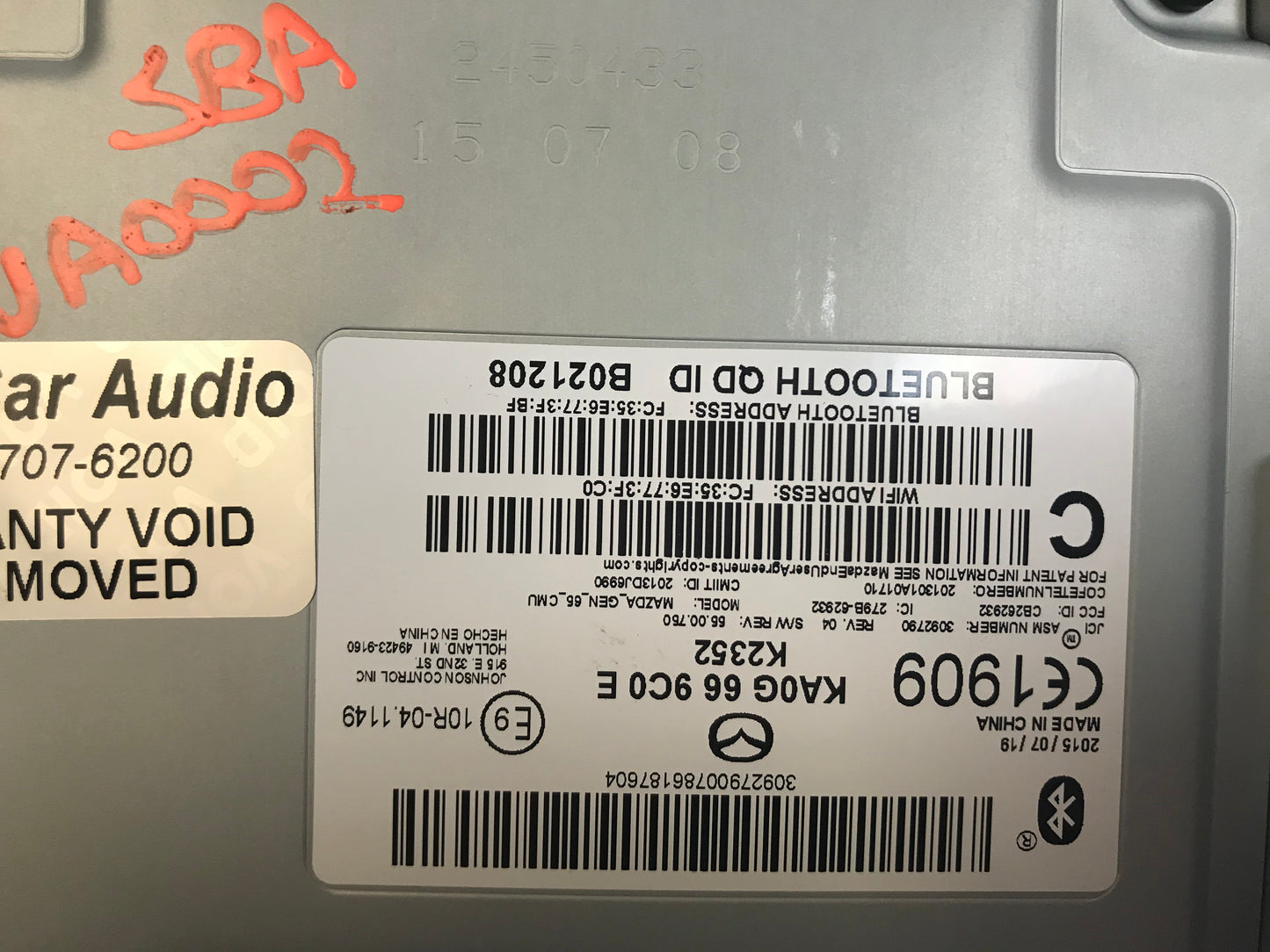 2016 - 2017 Mazda CX-3 CX-5 6 OEM Media Display Screen AM FM Radio Receiver