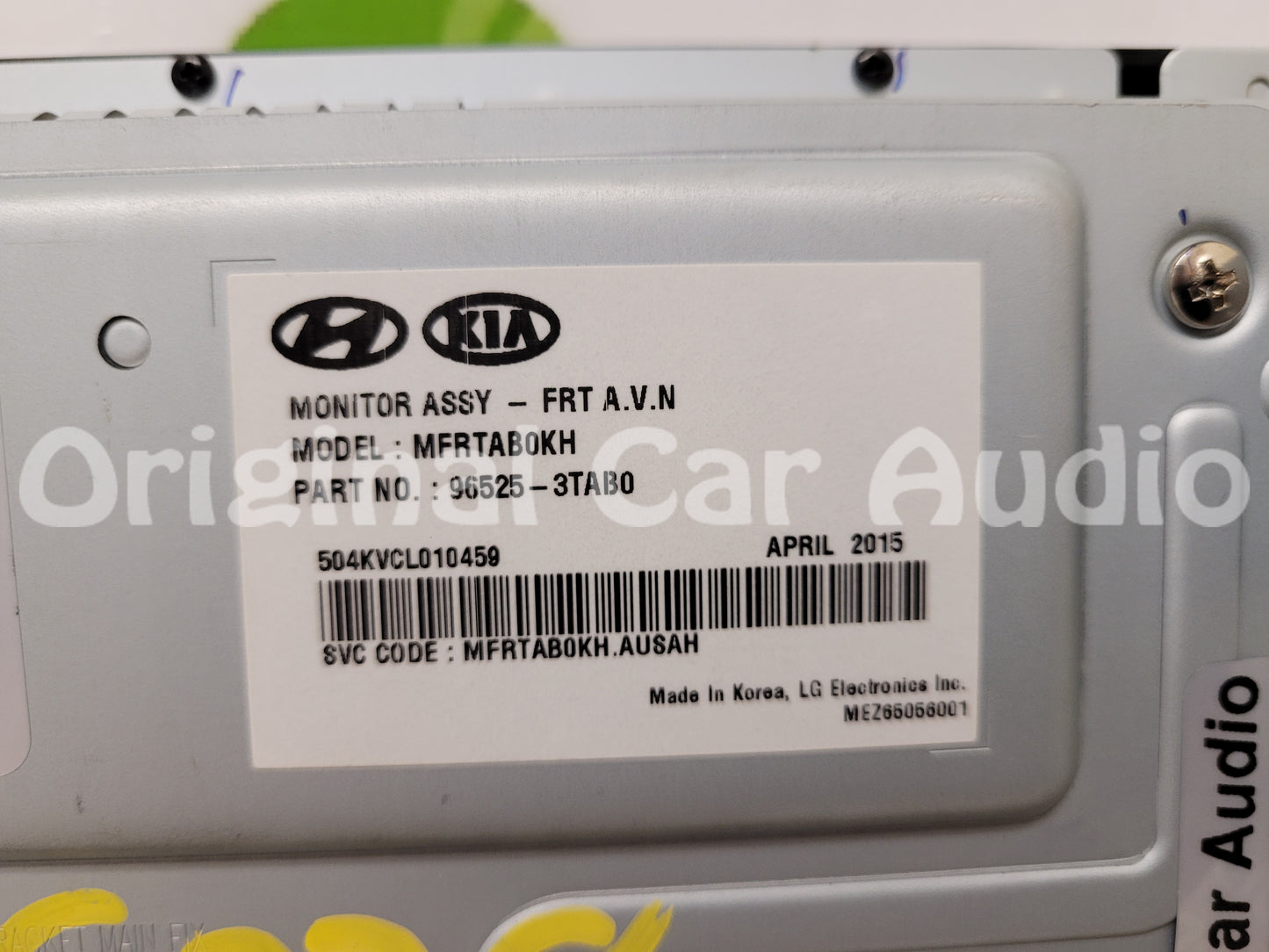 2016 - 2017 Kia K900 OEM Radio GPS Navigation Display Monitor 96525-3TAB0