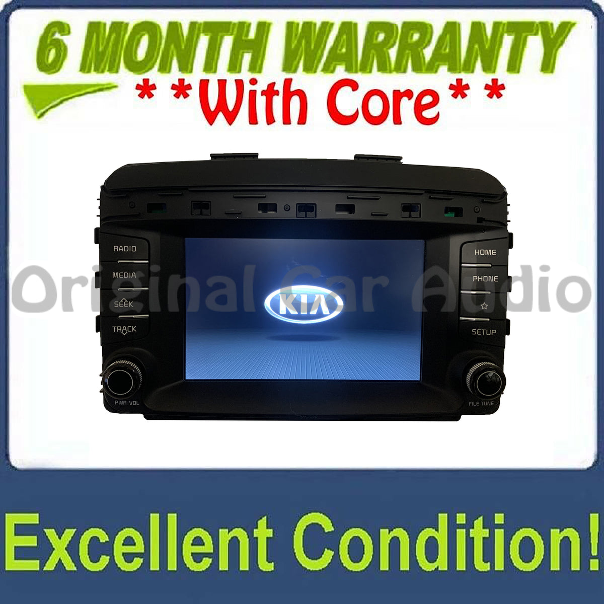 2019 - 2020 Kia Sorento OEM Apple CarPlay Multi Media Radio Receiver Display Screen