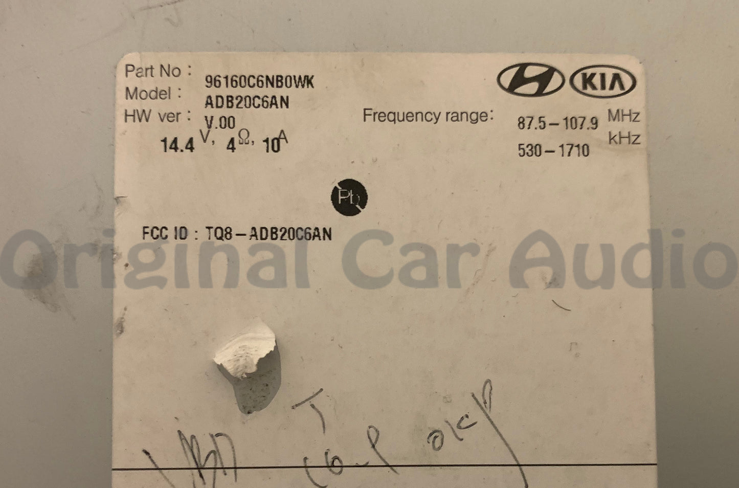 Refurbished 2019 - 2020 Kia Sorento OEM Apple CarPlay Multi Media Radio Receiver Display Screen