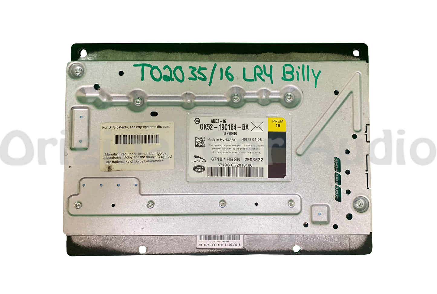2012 - 2019 Land Rover Range Rover JAGUAR OEM 1280 Watt Audio Radio Amplifier