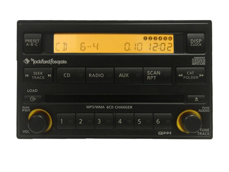 2005 - 2008 Nissan Rockford Fosgate Radio 6 Disc CD Changer Aux Stereo