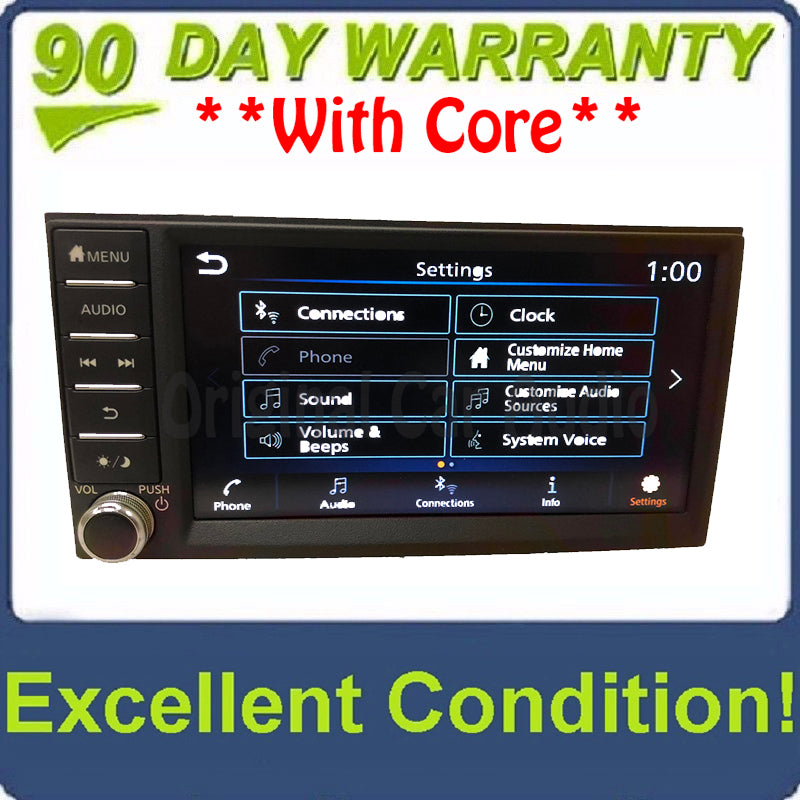 2018 - 2020 Nissan NV200 Sentra Versa OEM Touch Screen AM FM Bluetooth Multi Media Radio Receiver