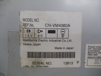 2004 2005 2006 2007 2008 MAZDA RX8 RX-8 DVD ROM DRIVE 04 05 06 07 08 CN-VM4360A