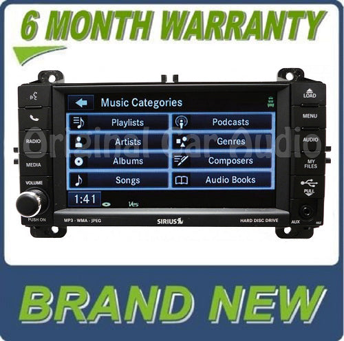 2011 - 2013 Jeep Dodge OEM RBZ MyGig Sirius Satellite radio CD MP3 DVD Aux Player