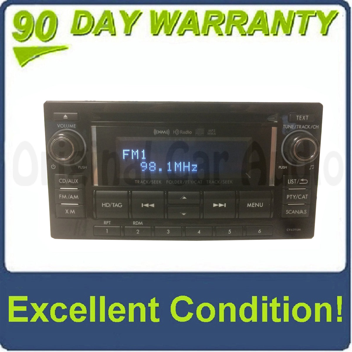 2015 Subaru Impreza OEM AM FM CD Player XM HD Radio Receiver CV629UM
