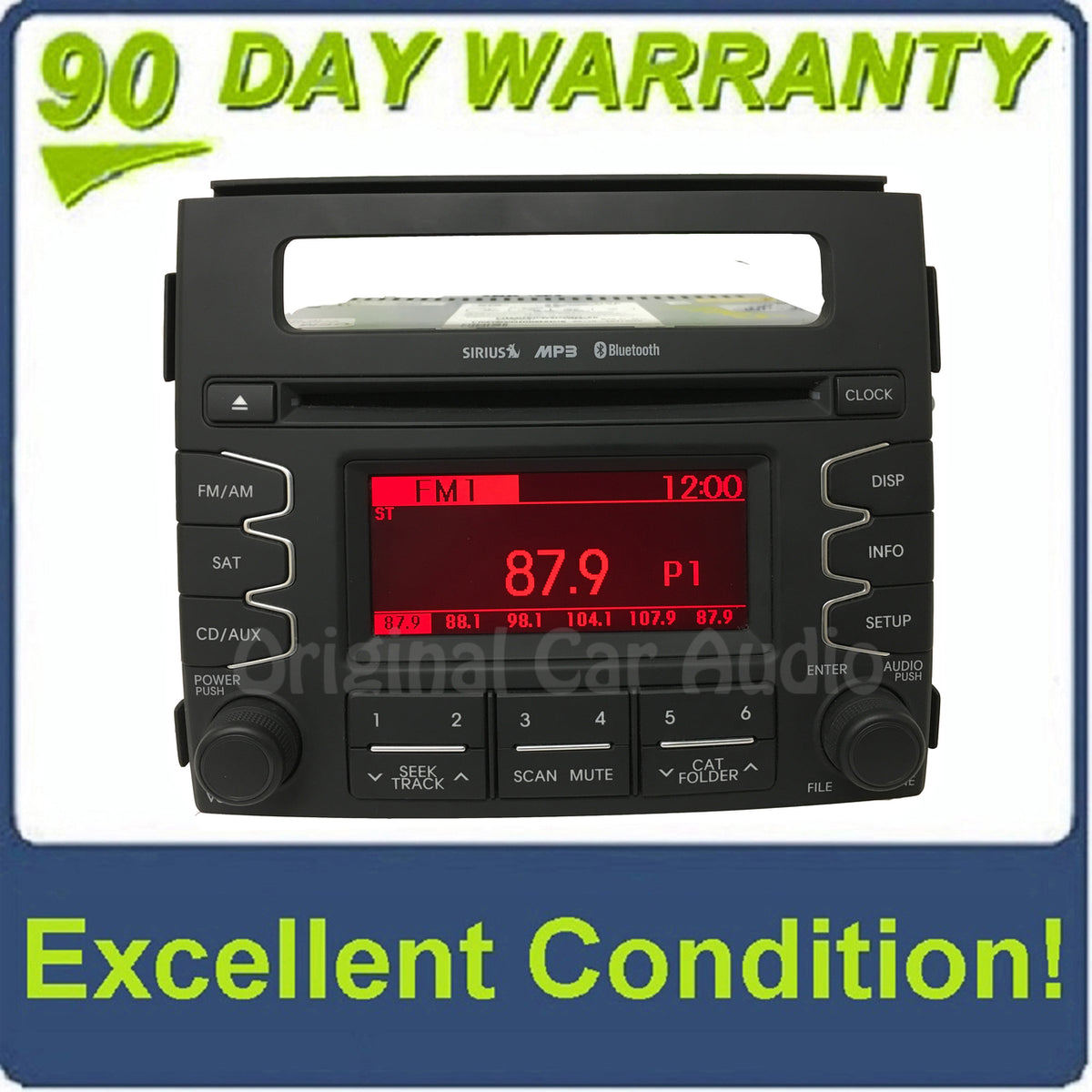 2011 - 2013 Kia Soul OEM Single CD AM FM Sat Bluetooth Radio Receiver