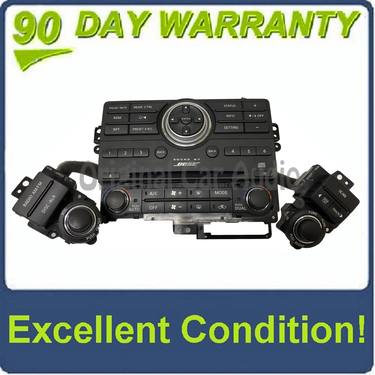 2007 - 2013 Nissan Pathfinder Armada OEM BOSE Audio Climate Control Panel