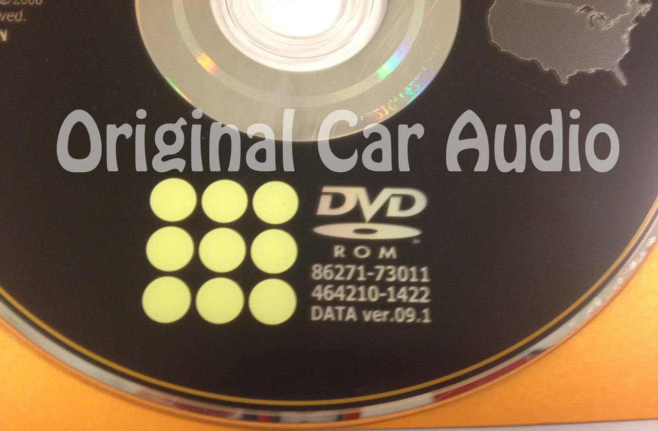 Toyota Lexus Navigation Map DVD 86271-73011 DATA Ver. 09.1 U91