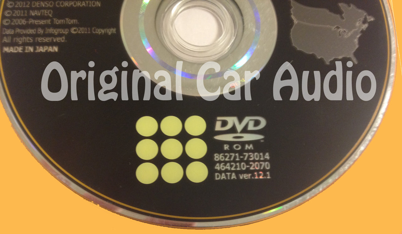 Toyota Lexus Navigation Map DVD 86271-73014 DATA Ver. 12.1 U94