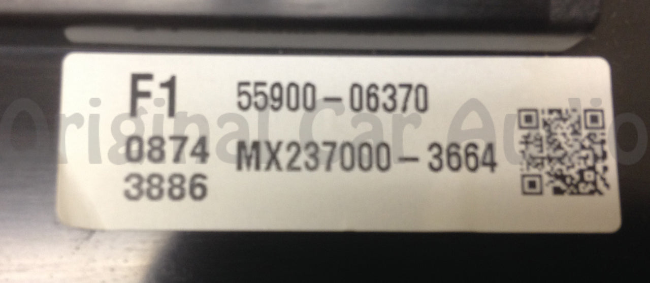 2012 2013 2014 TOYOTA CAMRY TEMP HEATER AC DUAL CLIMATE CONTROL 55900-06370