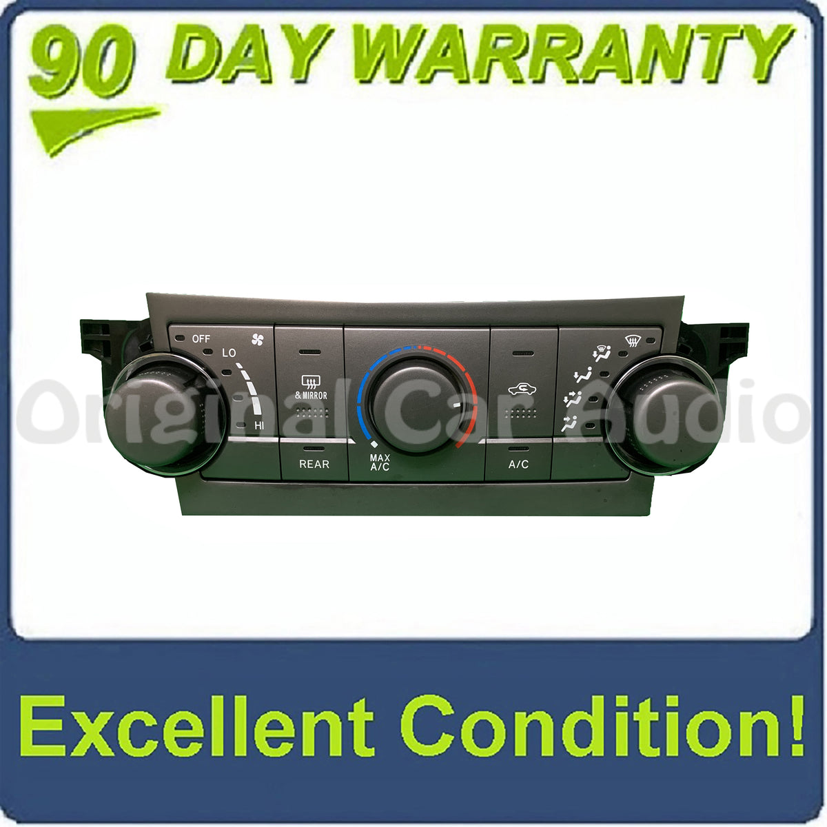 2008 - 2011 Toyota Highlander AC Heater Temperature Climate Control Panel