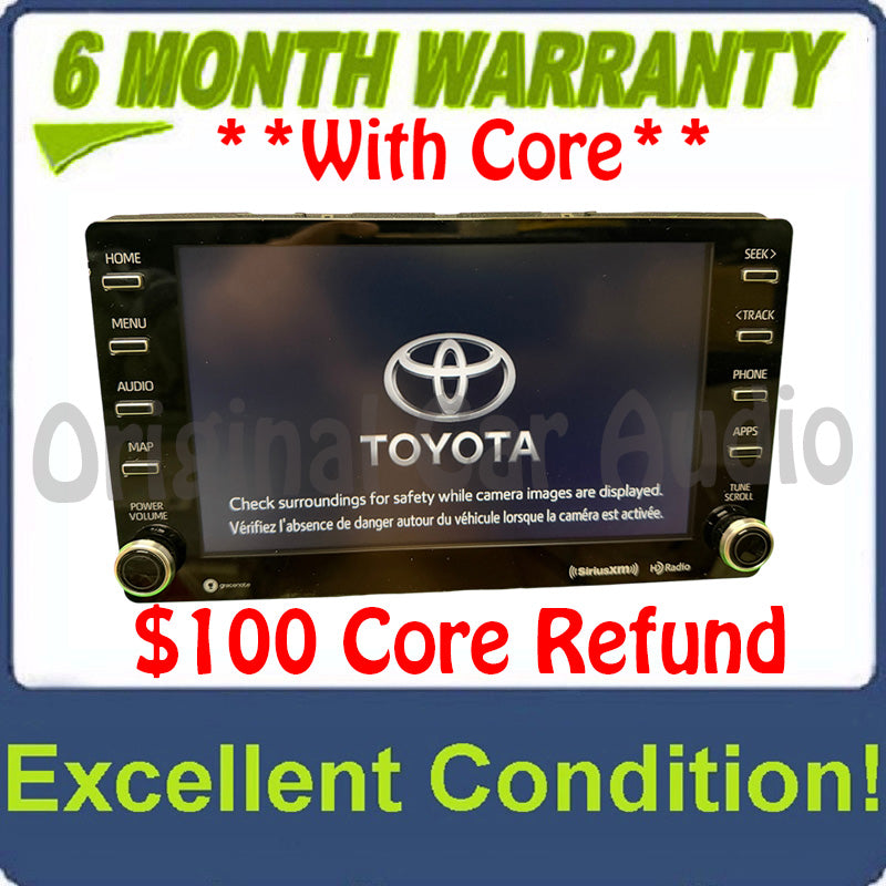 2018 - 2022 Toyota C-HR CHR Rav4 OEM Multi Media Car Play Android Auto Bluetooth XM HD Radio Receiver
