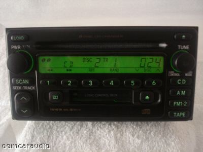 2000 2001 2002 2003 Toyota Celica Highlander OEM JBL RDS Radio Tape Cassette 6 CD 56816