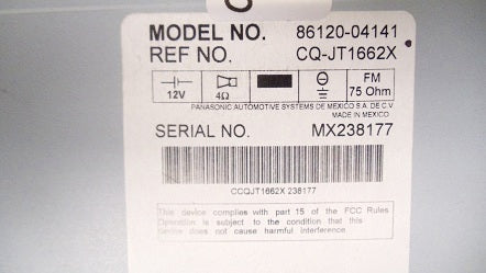 2005 - 2011 Toyota Tacoma Radio CD Player