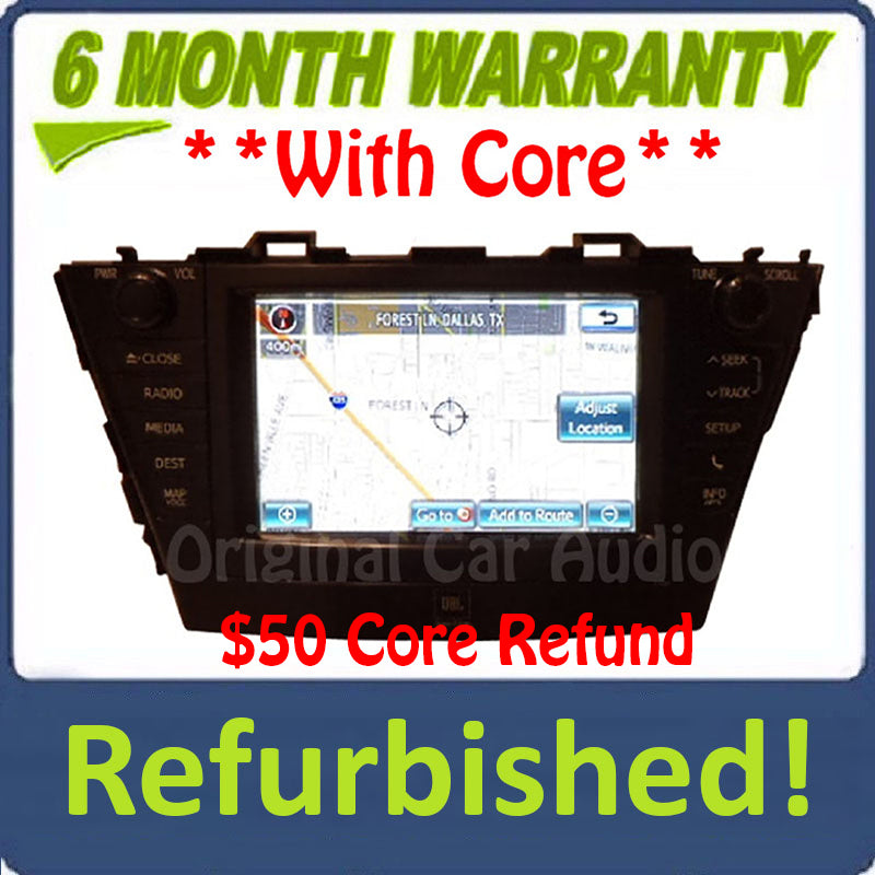 Refurbished 2014 Toyota Prius Radio JBL Stereo GreenEdge Navigation E7034 USB CD Player OEM