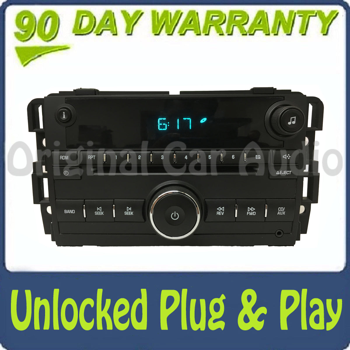 Unlocked GMC Chevy Radio Stereo CD Player AUX OEM