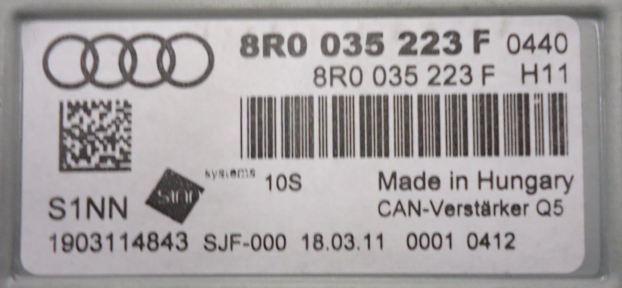 AUDI A4 A5 Satelitte Bluetooth Concert Radio 8T1 035 186R OEM