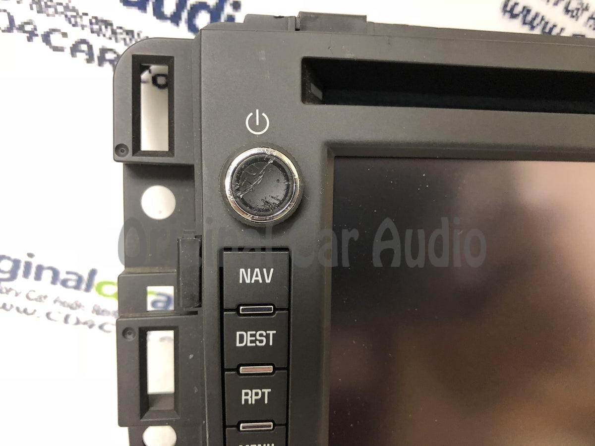 Chevrolet Avalanche Silverado GMC Sierra Navigation Face Screen BLEMISHED